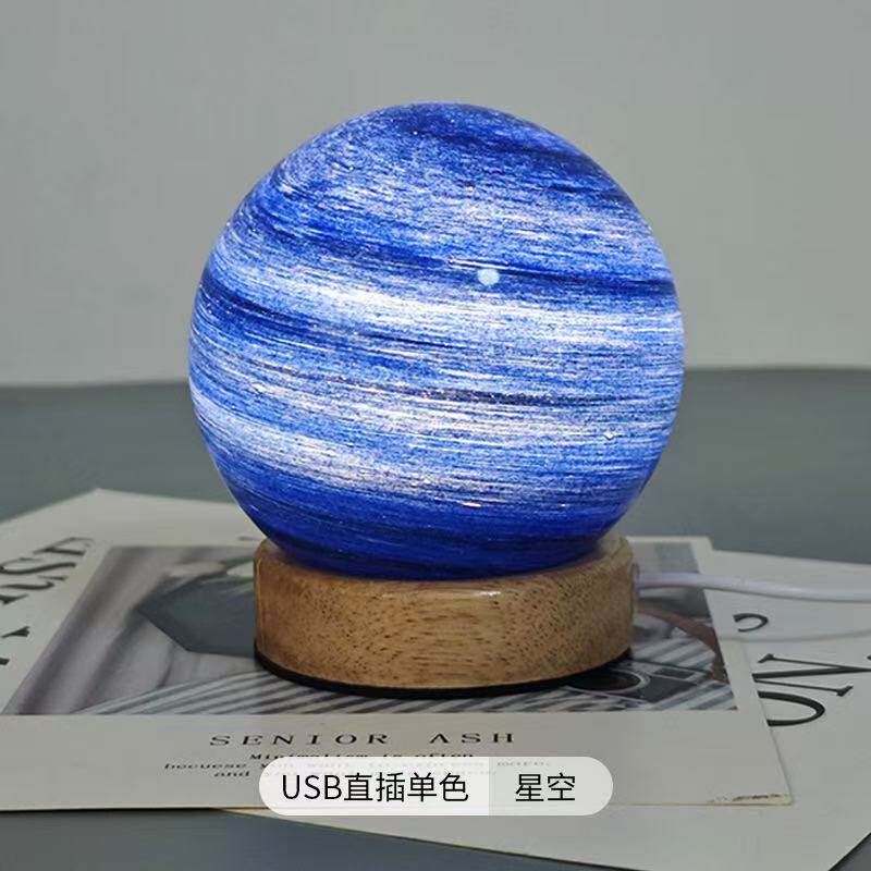 炫酷宇宙星空灯星球小夜灯睡眠夜用浪漫氛围学生宿舍地球夜灯