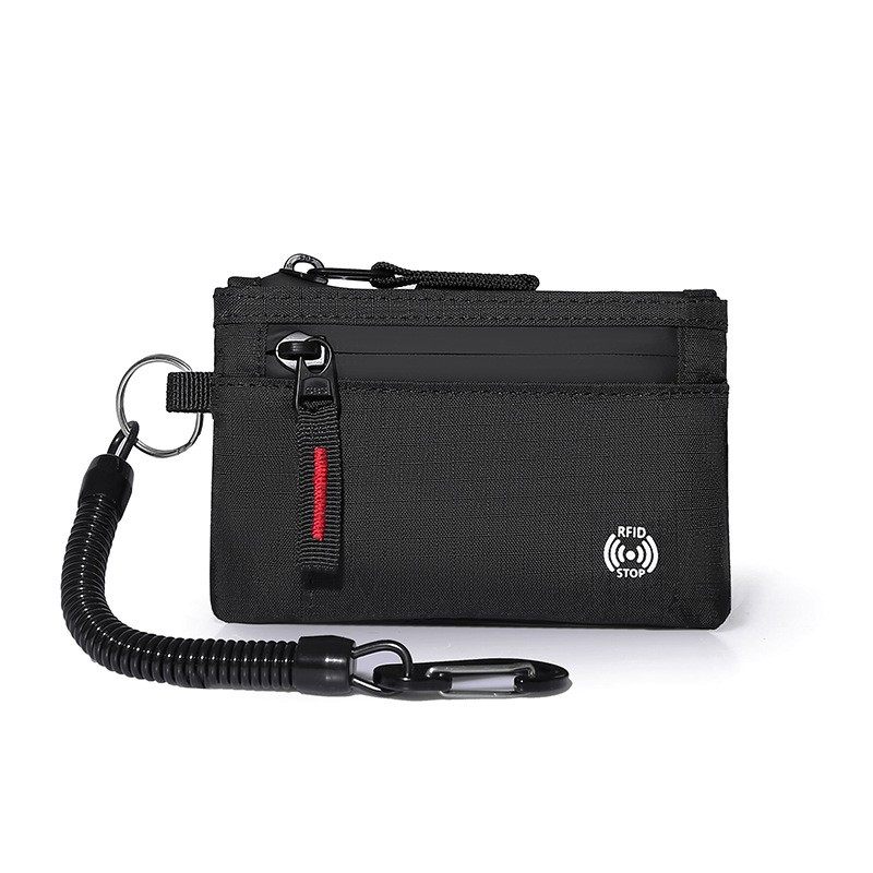多功能防盗刷卡包证件包rfid零钱包x-pac迷你旅行钱包拉链卡夹