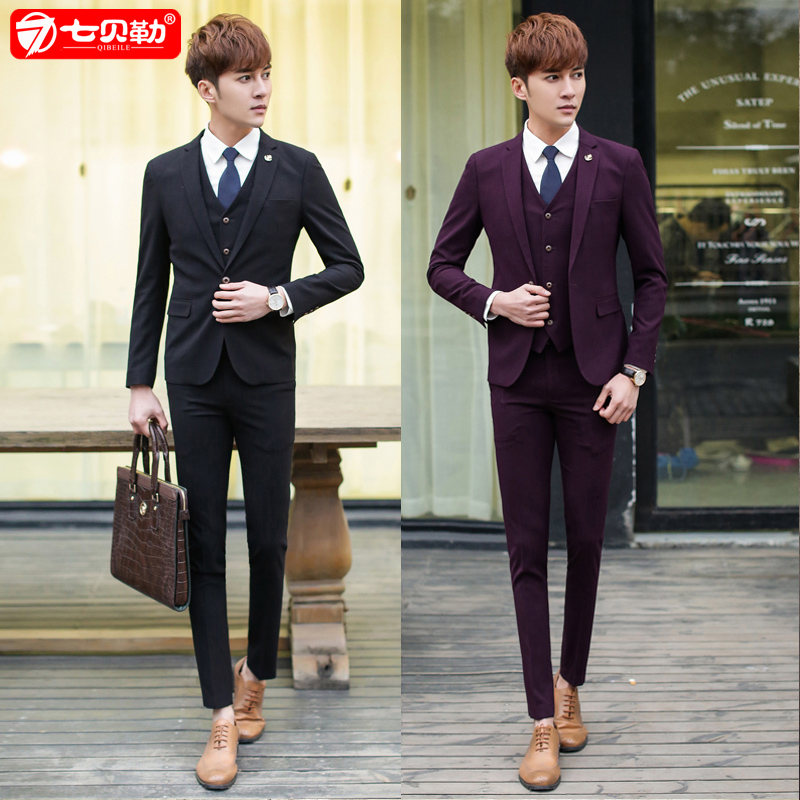 Costume homme en coton pour automne - Ref 1576934 Image 1