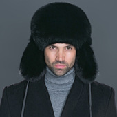 高端狐狸毛雷锋帽男女中老年加厚貉子毛东北户外霸王帽皮草帽子冬