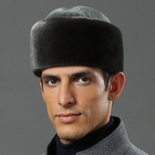 保暖帽东北轻奢整皮帽法式 正宗进口海豹毛帽子真皮草帽子男士 冬季