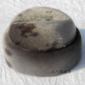 正宗进口海豹毛帽子男中老年真皮草帽老头帽整皮王爷帽保暖地主帽