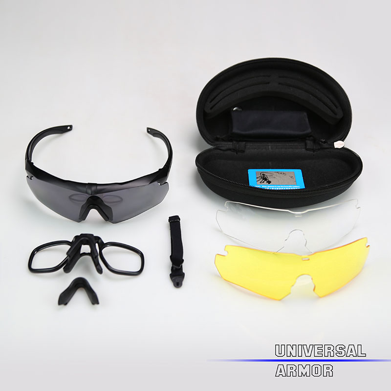 通用装甲防弹偏光护目镜防激光