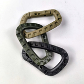 户外战术背包挂扣登山D子扣 塑钢扣大号钥匙扣轻量弹簧塑料扣挂扣