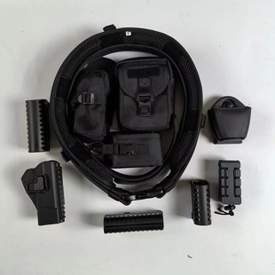 龙章御执勤巡逻塑钢快拔套套装腰带腰封透气防身战术八件套旋转套