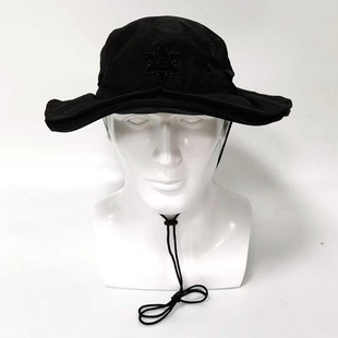 TAE科技装备CASP黑色均码奔尼帽透气魔术贴带收纳防蚊网太阳帽子