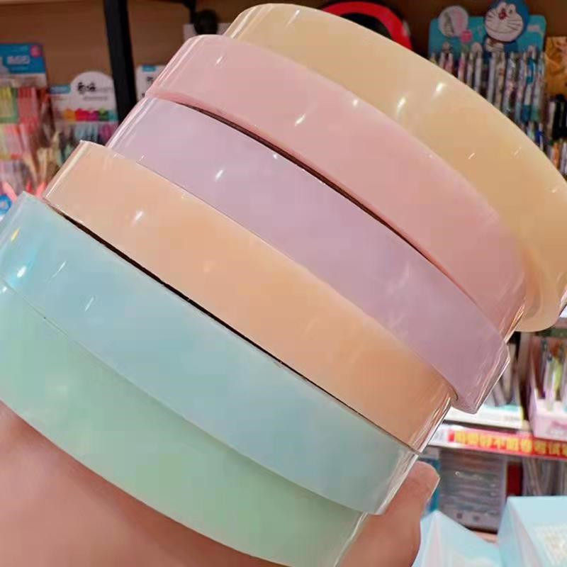 网红抖音彩色胶带解压球diang沾沾球胶带强力拉丝diy半透明粘胶布