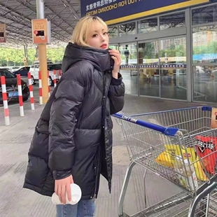 Y303 纯色连帽羽绒服女 603款