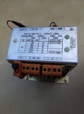 PARTNO.TDB-1130-10变压器 CAPACITY:1130VA迅达货梯控制柜变压器