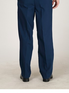 涤丝蓝色夏裤天空蓝色西服夏裤