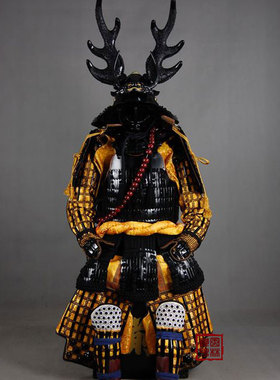 日本武士盔甲穿戴甲胄风林悍甲