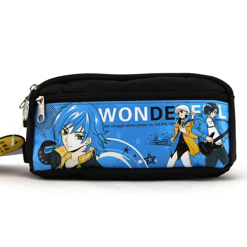 black MK Fashion Pencil Stationery bags Storage Small bag Concert Casual visitors Animation around School giftin the Play mode/Anime/Periphery/cos/Board games , Cartoon/Animation around , Anime cards/Pendant/Stationery  category - from Buy2taobao.com to provide professional Taobao agent buy service