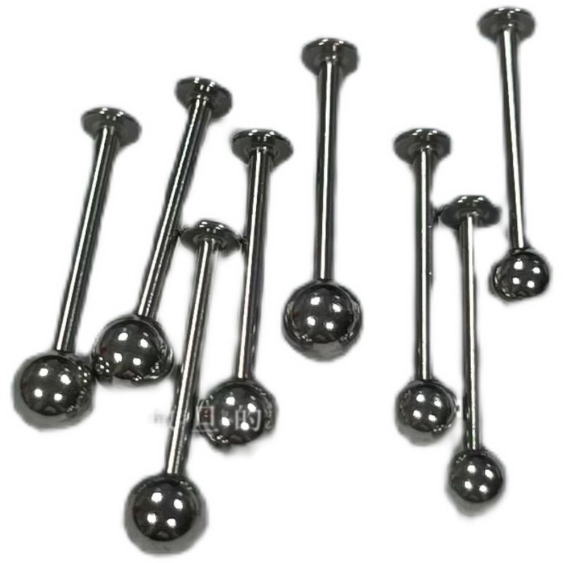 SATANS CHILD HIGH COMFORT TONGUE STUDS TITANIUM STEEL FLAT BOTTOM TONGUE RING DIMPLE NAILS PIERCING JEWELRY PIERCING