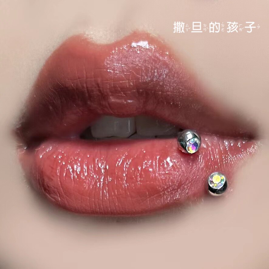 SATANS CHILD GOOD THINGS NEAR LIP RINGSHORSESHOE RINGSTITANIUM STEEL BABES SWEET COOL PERSONALITY LIP STUDS EAR BONE STUDS PIERCING