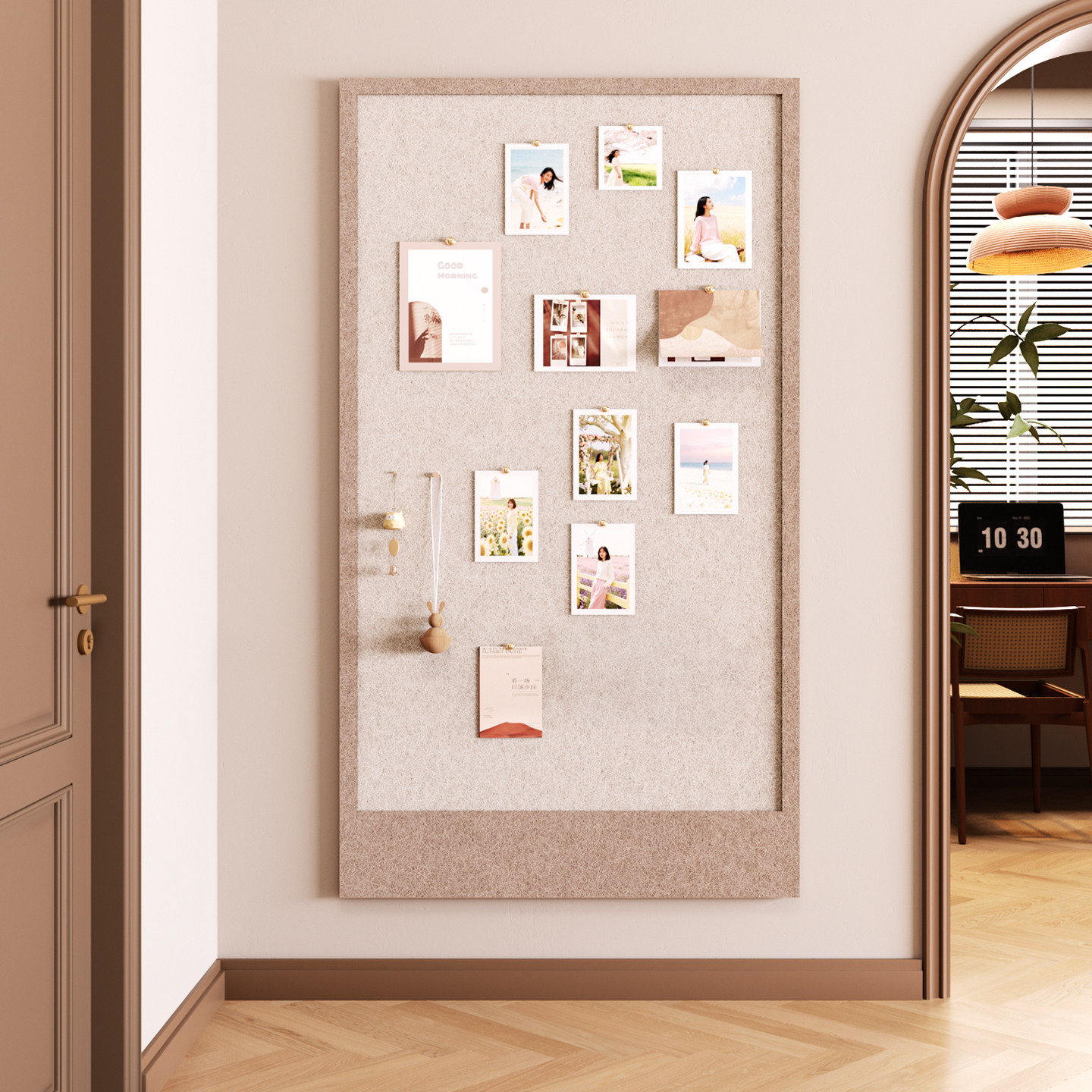 毛毡板墙贴高级感客厅照片墙背景板展示墙组合相框墙面装饰创意软木墙板相片墙相册墙毛粘板拍立得书桌留言板,文具电教/文化用品/商务用品,软木板/照片板/毛毡板,淘宝优惠券,粉丝福利购,淘宝优惠卷