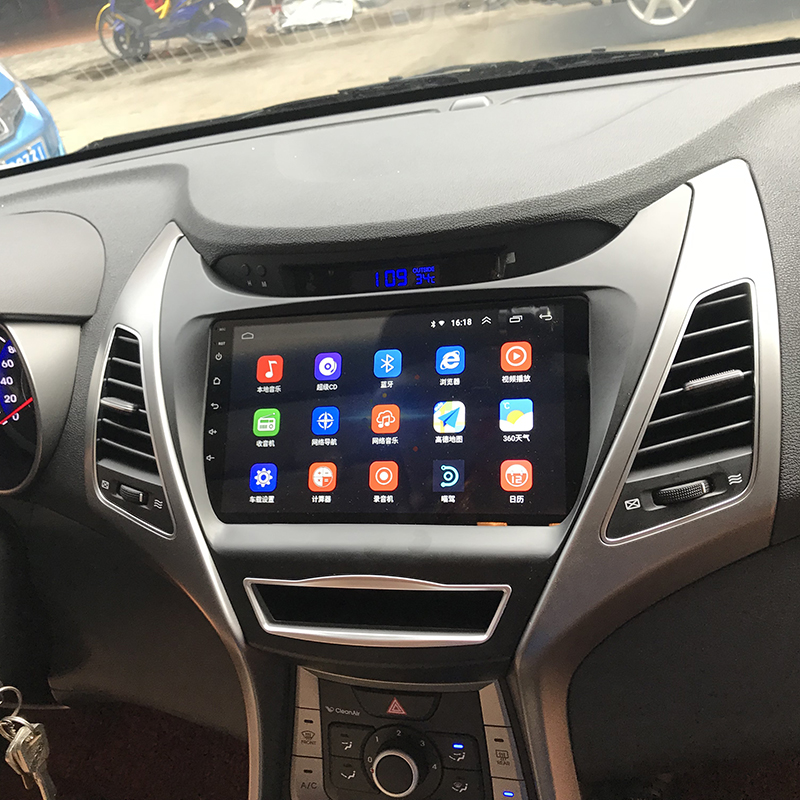 现代朗动中控大屏全景行车记录仪