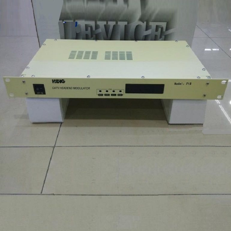 恒河F18固定频道调制解调器有线电视信号系统前端AV转RF转换工程
