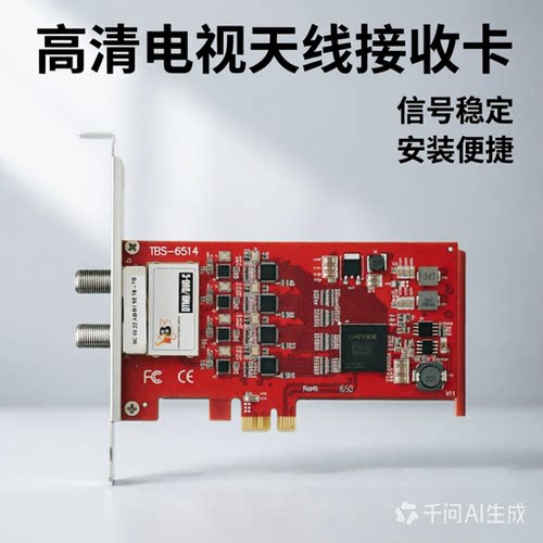 TBS6514 DTMB DMB-TH香港数据接收卡PCI-e电视卡节目录制调谐器
