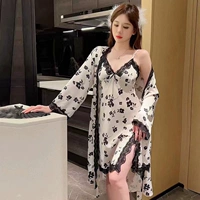 925 двух частей сет-черный цветок