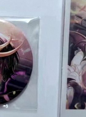 日谷现货nijisanji彩虹社Shu24生日吧唧徽章拍立得set 原袋未拆散