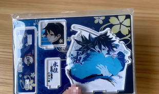 日谷现货鬼灭之刃2021生日亚克力原画立牌富冈义勇生日立牌日版散