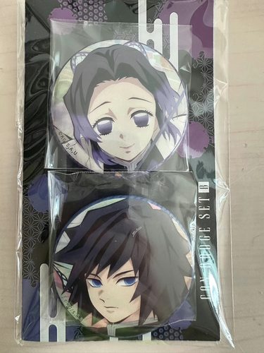 日谷现货 鬼灭之刃义勇 蝴蝶忍 movic吧唧一对 全新未拆