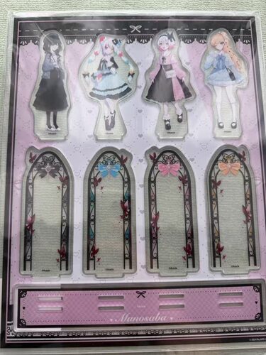 日谷现货 魔法少女的魔女审判 bookoff四人彩窗亚克力立牌 原袋