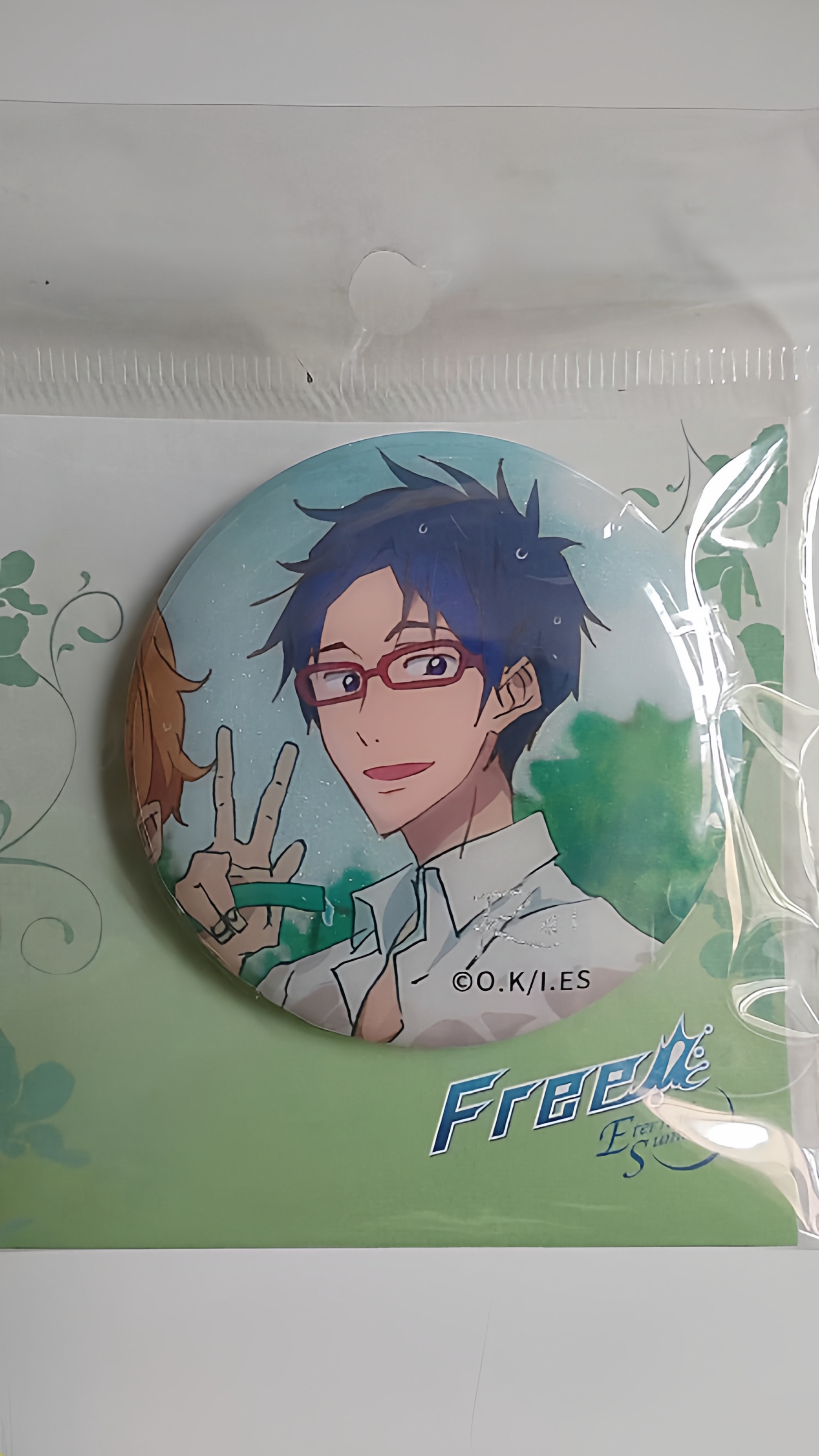 正版谷子Free男子游泳冰箱徽章吧唧冰箱贴 现货