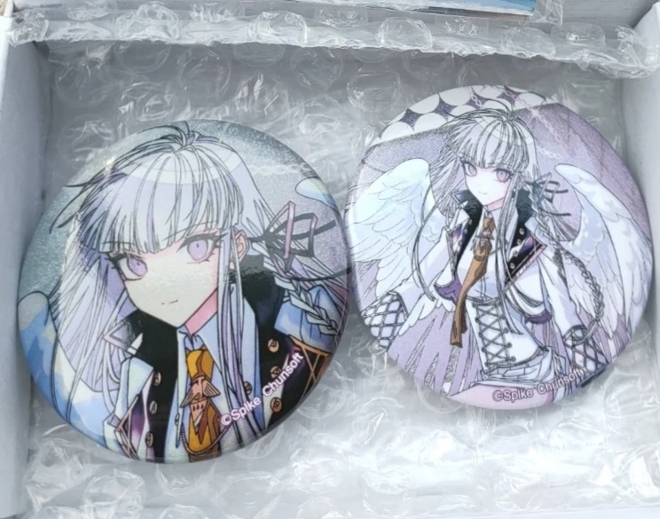 日谷散货弹丸论破BW天使与恶魔雾切响子吧唧徽章一对有原袋现货