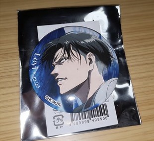 博览会吧唧 兵长利威尔wit个人池冬季 有原袋 巨人 日谷现货进击