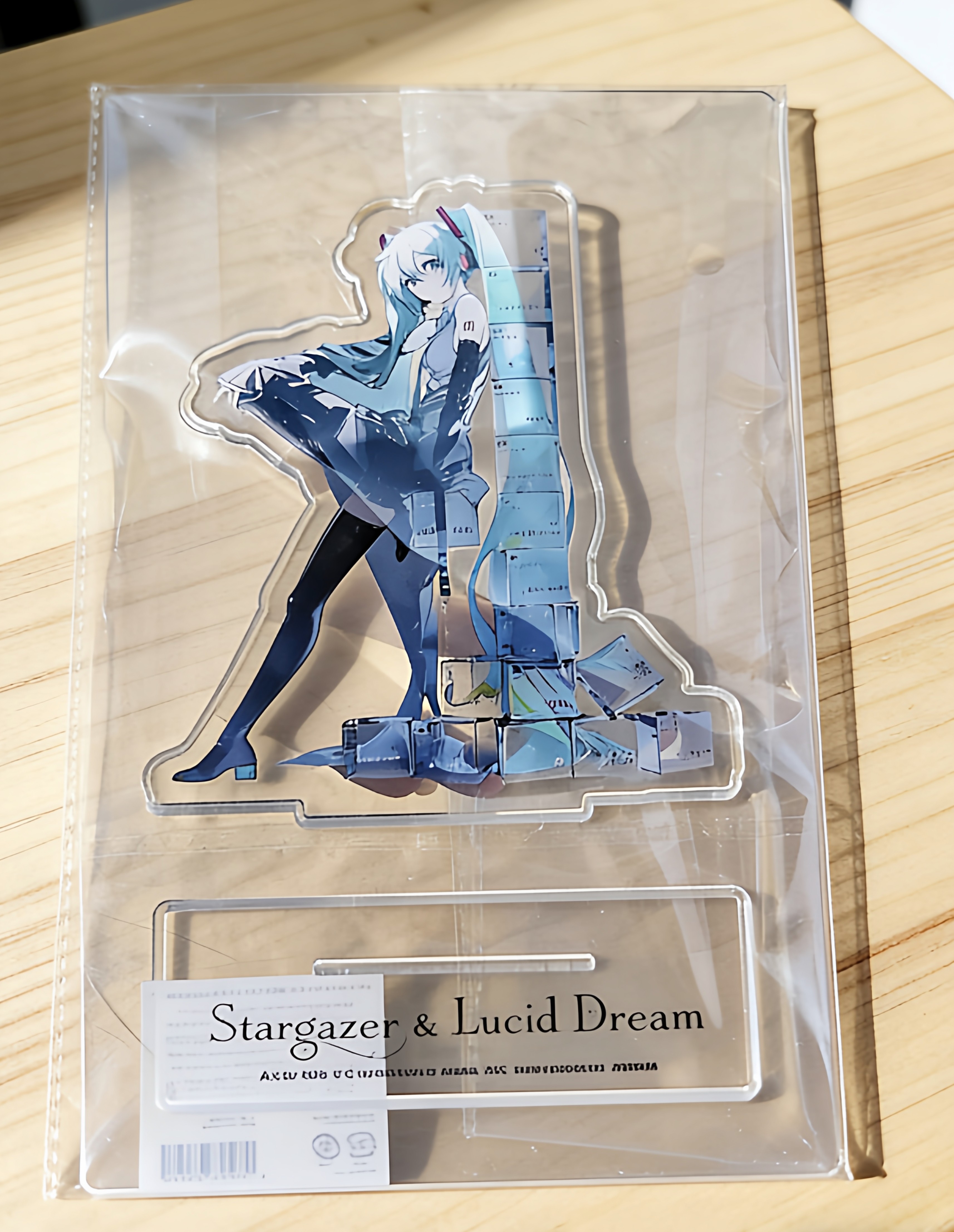 现货日谷散单 初音未来 rella个人展亚克力立牌 原袋未拆