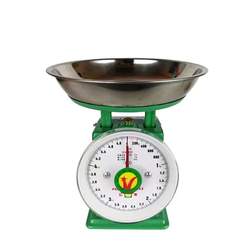 仁和牌30kg度盘秤老式弹簧称100公斤刻度指针圆盘托盘台称50机械