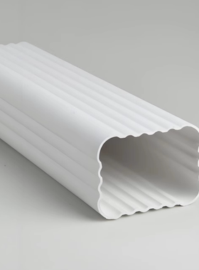 PVC塑料方管矩形管楼房排水管方形塑料管别墅阳光房屋成品檐沟