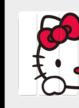 动漫kt猫咪2021/20/19新款ipad适用air4/3/2旋转保护套10.2/9.7寸平板2018带笔槽pro11三折mini4/5苹果123壳6