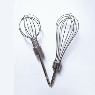搅拌器转头染膏头子棒蛋清棒子不锈钢棒头金属12线起泡小头染发梳