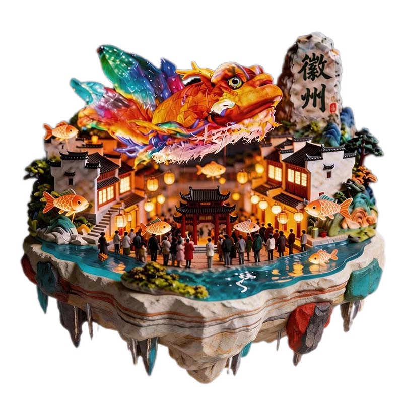 金属浮雕冰箱贴景区文旅纪念好物