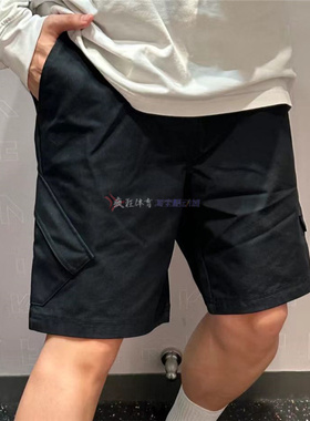 Air JORDAN男子梭织纯棉百搭透气工装运动休闲五分短裤HF9366-010