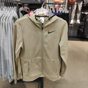 Nike THERMA-FIT耐克男子加绒连帽休闲运动训练外套 CU6232-248