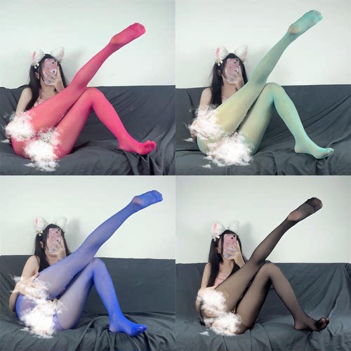 日系女优情趣连裤袜超薄开裆丝袜