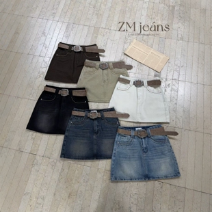 2026春夏新款打底短裙女韩版小众气质高腰显瘦百搭复古牛仔半身裙