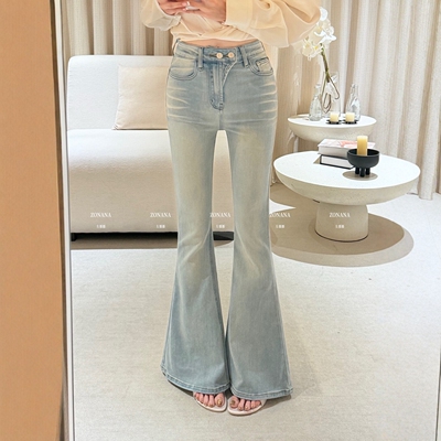 提臀显瘦百搭高腰休闲牛仔裤