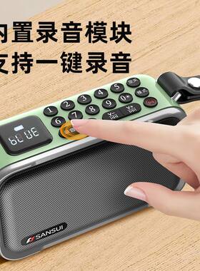 山水U2音箱蓝牙2026新款收音机户外便携插卡低音炮音量音响