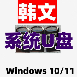 windows 10原版纯净win 11韩国韩版韩语韩文系统iso安装版u盘