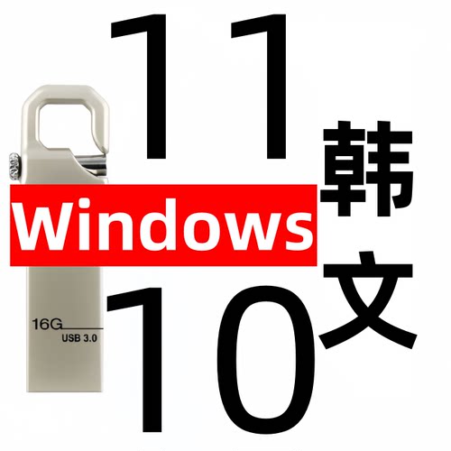 windows 11 win 10 韩语韩文 专业版企业ltsc office系统安装u盘