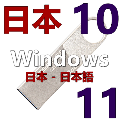 日语日文 日版 Windows 11 Win 10 USB 系统安装版U盘