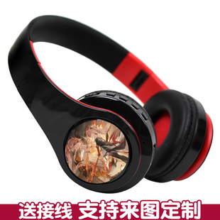 鸣潮椿忌炎今汐柯莱塔守岸人长离头戴式耳机麦二次元手机电脑通用