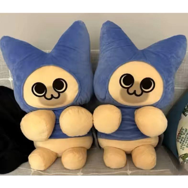 卡通艾露猫毛绒公仔猎人