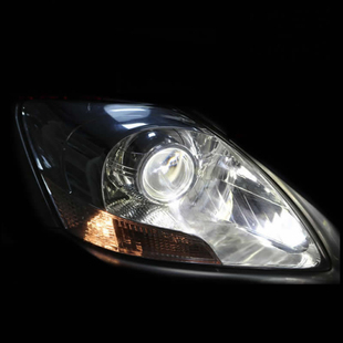 丰田威驰大灯总成改装激光大灯LED灯流水前大灯海5双光透镜适用于
