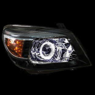 福特Ranger大灯总成改装 激光撼路者大灯流水前大灯双光透镜适用于