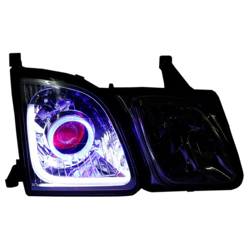 LX470大灯总成改装激光透镜